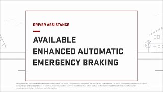 How Enhanced Automatic Emergency Braking Works | GMC