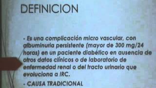 Diabetes Mellitus y Riñon