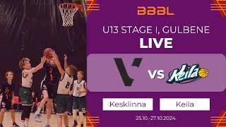 Kesklinna KK 2012 vs Keila BS 2012 | BBBL Boys U13