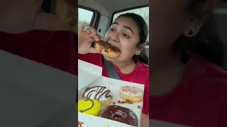 Everything I ate at Dunkin’. #dunkindonuts #foodie #shorts  #mukbang #viral #donuts #mexico #food