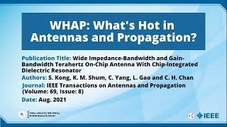 Wide Impedance-Bandwidth and Gain-Bandwidth Terahertz On-Chip Antenna ....