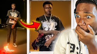 LIL KING IS THE NEXT BIG THING OUTTA CHICAGO|LIL KING- CRYING ON THE FLOOR| (REACTION)