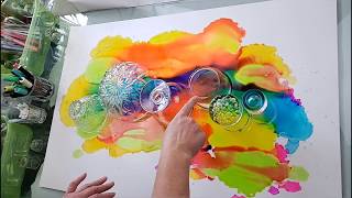 Making Circles with Alcohol Ink