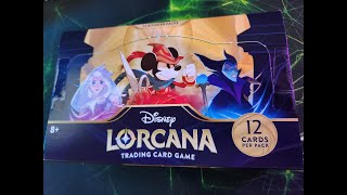 Disney Lorcana Chapter 1 Booster Box! Let's GOOO!!!