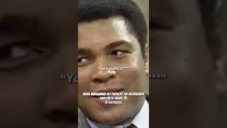 Muhammad Ali thought the interviewer said the n word 😂