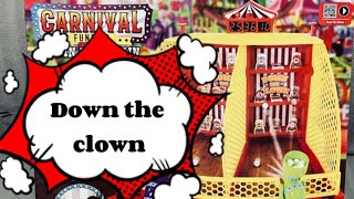 Unboxing carnival funfair”down the clown”