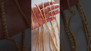 Gold finish daily wear chain🤩🥰Each different Price.. Watsapp 8148299183