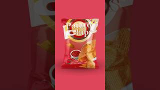 Chips Packaging Design #brand #branding #packaging #trending #trendingshorts #labeldesign #chips