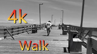 4K Walking Tour: Jolly Roger Fishing Pier, Topsail Island, North Carolina