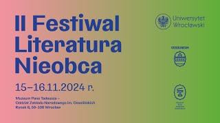 II Festiwal Literatura Nieobca. Praga jako ośrodek twórczości pisarek jidysz