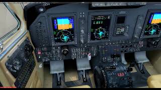 Carenado B350i King Air in P3D v4.2 on June 9, 2018