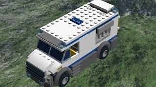 LEGO CITY 60043 Prisoner Transport in LDD Lego Digital Designer