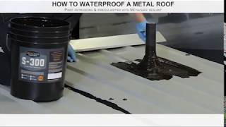 How to Waterproof a Metal Roof | Liquid Rubber