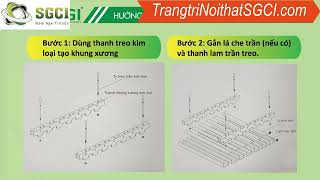 Lam Treo Trần C40T60 Gỗ Nhựa Composite Trong Nhà Thêm 2 Màu Mới | Trang Trí Nội Thất SGCI