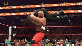 WWE 2K23  BRAWN STROWMAN VS BROCK LESNAR Vs OMOS Vs BOBBY LASHLEY