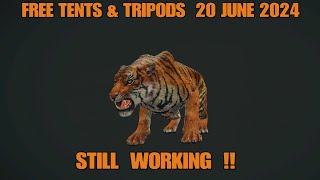 FREE TENTS & TRIPODS GLITCH STILL WORKS after Sundarpatan 20/06/24 THE HUNTER COTW