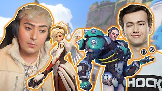 GM MERCY AND OWL PROS ARE *UNSTOPPABLE* (ft. Super) - Overwatch