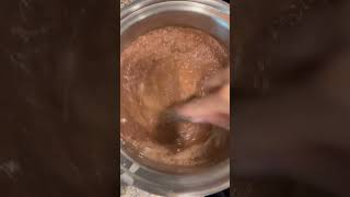 ASMR Chocolate pudding birthday dessert  #bakingasmr #relaxingsounds #homemaking #cookwithme