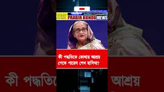 কী পদ্ধতিতে কোথায় আশ্রয় পেতে পারেন শেখ হাসিনা #bangladesh #sheikhhasina