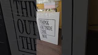 Think Outside The Box Canvas  ♡ YIASSU.COM