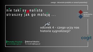 Czego uczy nas historia sygnalizacji?