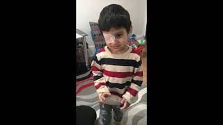 Aayan is kissing his newborn brother in his therapy time || Autism life #shorts