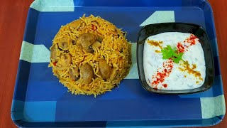 சுவையான காளான் பிரியாணி / Mushroom Biryani Recipe in Tamil/Kalan Biryani Recipe