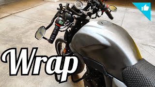 Cómo aplicar WRAP/ VINIL en tanque de MOTOCICLETA / Paso a Paso