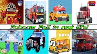 Robocar Poli in real life! Educational video for kids! New cartoons about cars  6