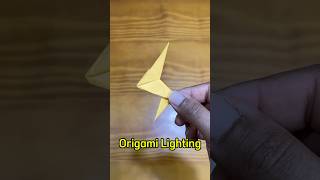 Origami Lighting #blindinglights #origami #dobradura #diy #paperart #art #lighting #thunder #raio