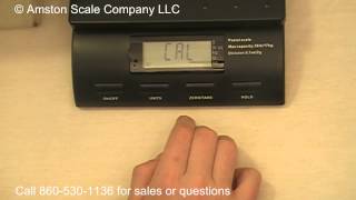 Amston Scales SC Postal Shipping Scale Calibration