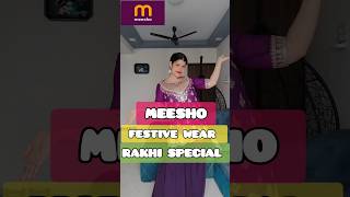 Meesho Festive Dress | Meesho Rakhi outfit | Best sharar set from Meesho under 1200/- #meeshohaul