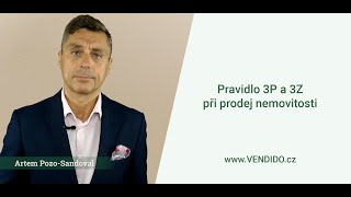 Pravidlo 3P a 3Z při prodeji nemovitosti | VENDIDO