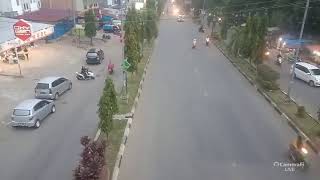 suasana kota bangko di sore hari