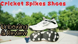 VICTOR X Cricket Spikes Shoes Unboxing & Review | Lower Price Range | S TECH BHARAT 🔥🔥