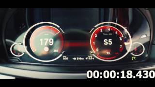 Test BMW 640i F12 acceleration 0 260 km h