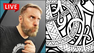 🔴LIVE - Drawing Knotwork with Procreate | Dark Horse Workshop