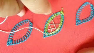 Hand embroidery, beautiful and easy allover pattern