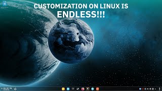 My Desktop Layout (Customization on Linux is truly ENDLESS!)