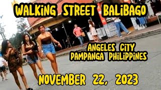 November 22, 2023 WALKING STREET BALIBAGO ANGELES CITY PAMPANGA PHILIPPINES #touristspot