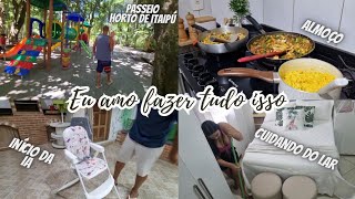 CUIDANDO DO LAR | RECEITA DE ALMOÇO | CAMA POSTA | COMPRAMOS A CADEIRA P/ INTRO ALIMEN | VLOG