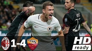 Milan vs Roma 1-4 All Goals Full HD Highlights 07/05/2017