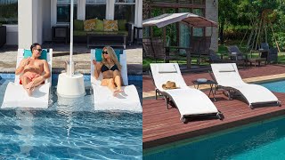 Best Outdoor Chaise Lounges 2023 | Pool side Chaise Lounges | Patio Chaise Lounges