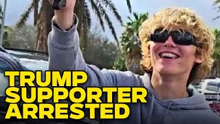 Trump Supporter With Machete ARRESTED For Intimidating Voters In Florida