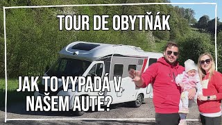 Jak to vypadá v obytném autě Burstner Ixeo 726? Room tour po obytňáku