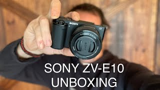 Sony ZV-E10 Unboxing