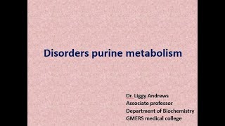 Disorders purine. Gout. Nucleotide #6