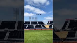 T20 World Cup 2024 "Hoardings" work started at Nassau County International Stadium, New York.