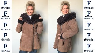 Дубленка женская тм FUR PELLE за 8500 ₽ в очень хорошем состоянии, с капюшоном р.46-48 /11877/