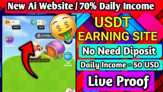 New Usdt Earning Site Usd Mining Site 2024 Best Investment Usdt Earning Website